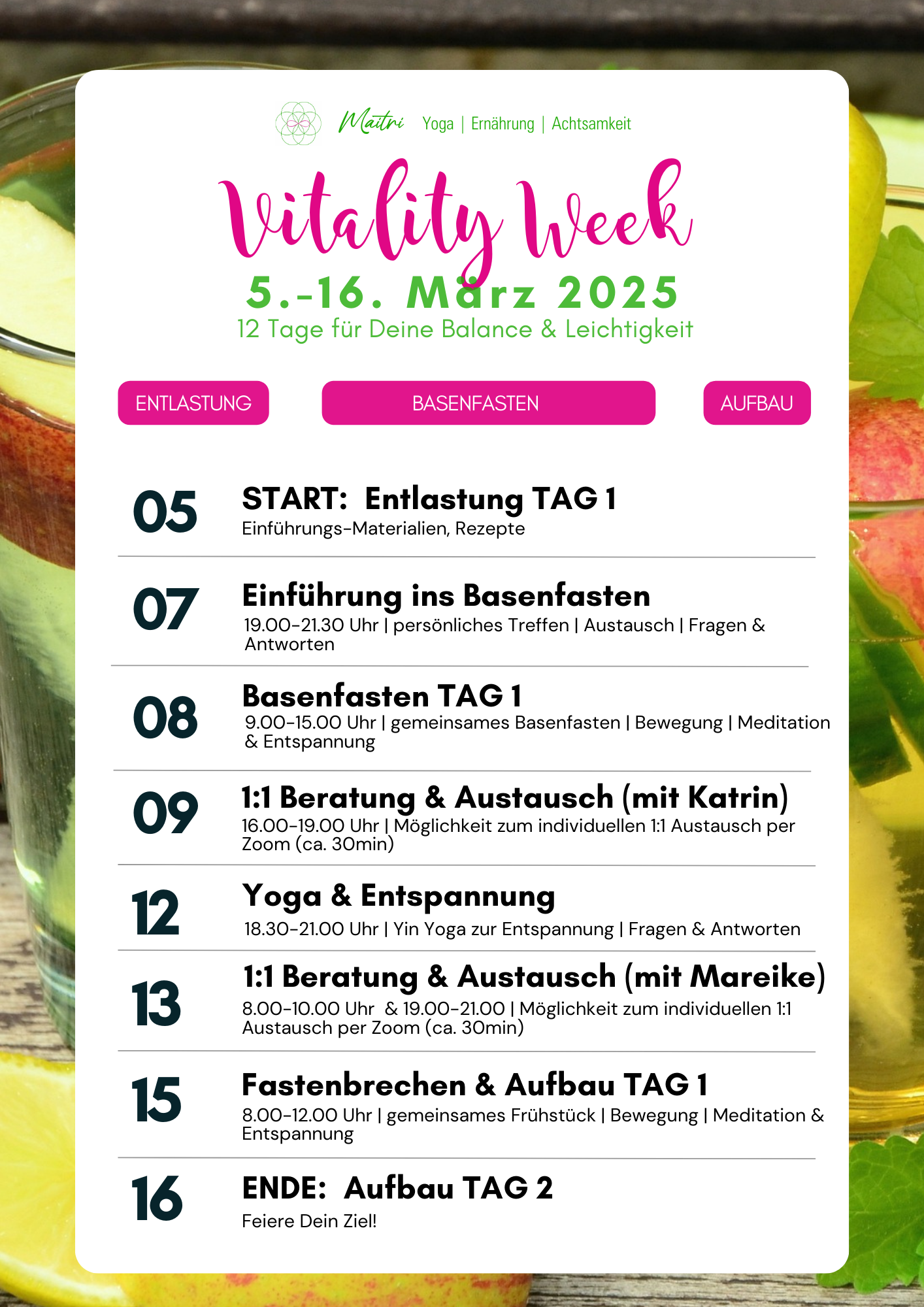 VW_S3 Vitality Week - 12 Tage Balance & Leichtigkeit - Plan