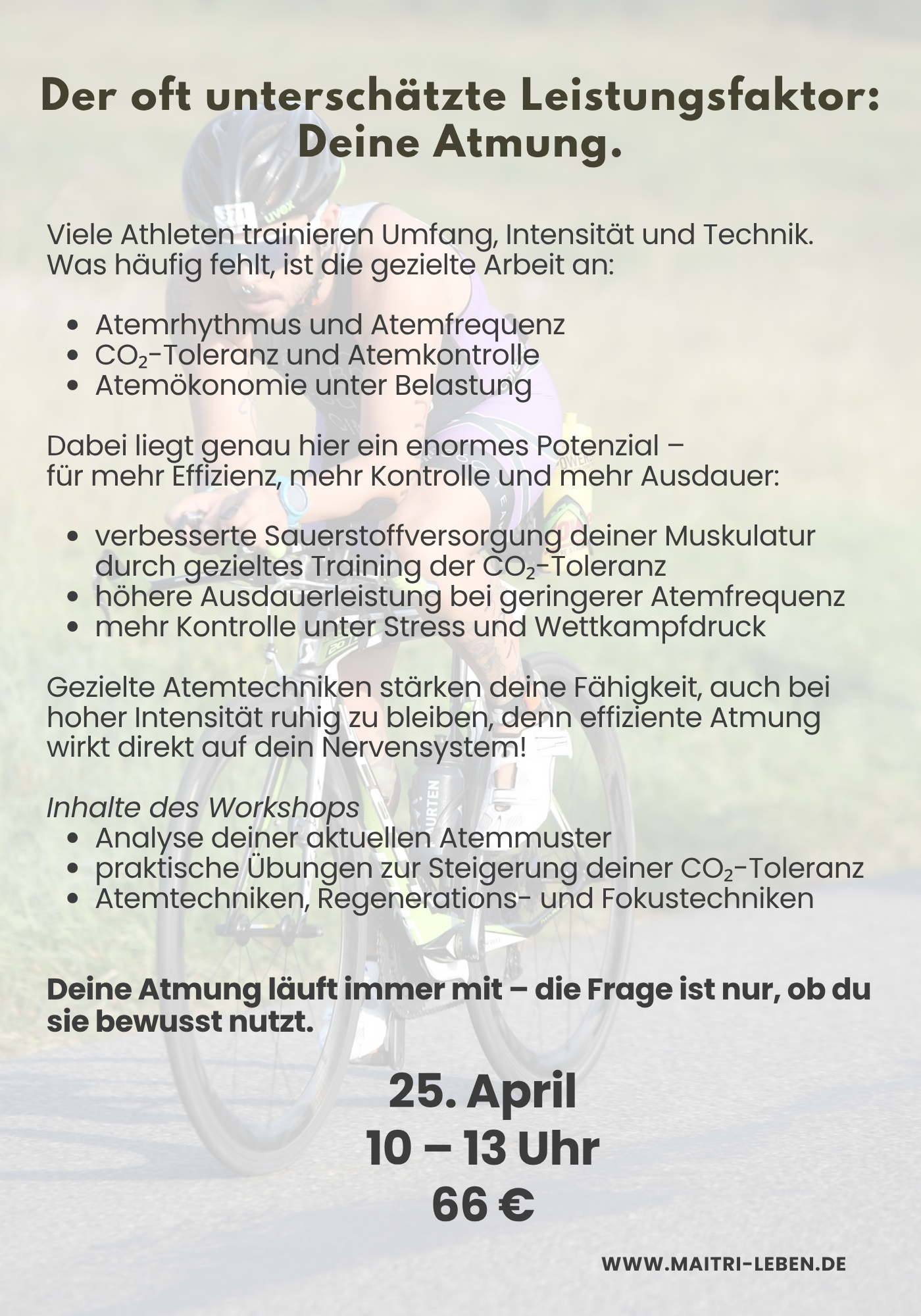 Workshop Breathwork: Dein Atem. Dein Reset.